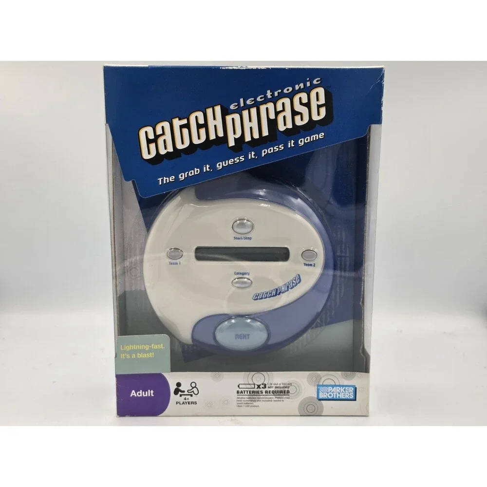 Catch Phrase Blue & White Hasbro Electronic Handheld Game 2009 NIB SEALED